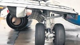 Kalkışa Hazırlanan U&ccedil;ağın İniş Takımları Kırıldı