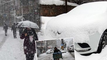 Kar Yağışı Etkisini G&ouml;sterdi: &Ccedil;ok Sayıda Şehir Beyaza D&ouml;n&uuml;ş&uuml;yor! Kar Kalınlığı 3 Metreyi Aştı