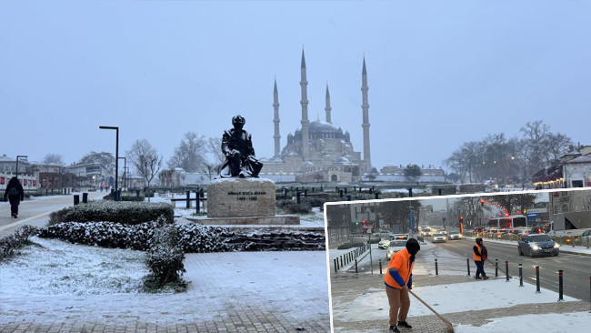 Kar Yağışı Sonunda Geliyor: Sokaklar Beyaz Bir Tabakayla Kaplandı