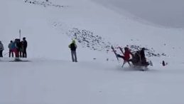 Kayak Merkezi Kazasında 6 Kişi Yaralandı