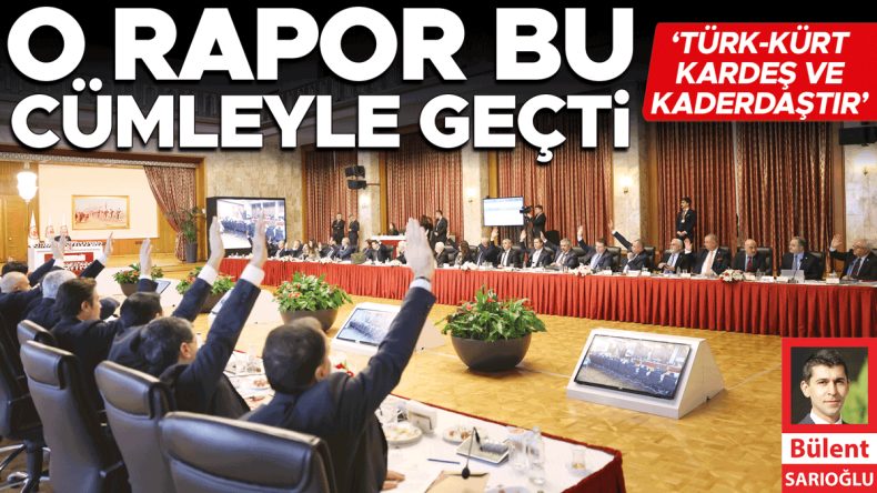 Komisyon Raporu Oy &Ccedil;okluğuyla Kabul Edildi: Ortak Karar T&uuml;rkiye Modeli