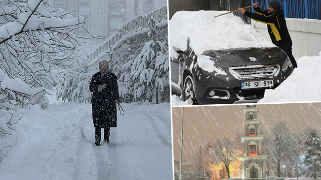 Lapa Lapa Kar Yağışı Başladı: Kar Manzarasıyla Beyaz Bir D&uuml;nya! 'Gereksiz Dışarı &Ccedil;ıkmamaya &Ouml;zen G&ouml;sterin'