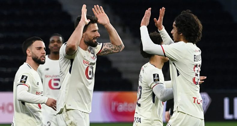 Lille, Olivier Giroud'un gol&uuml;yle kazandı!