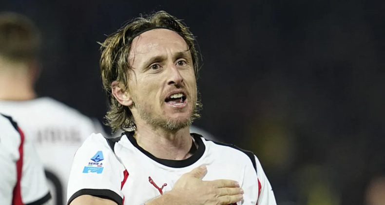 Luka Modric, Milan&rsquo;a Zaferi Getirdi!