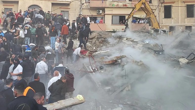 L&uuml;bnan&rsquo;da İki Bina &Ccedil;&ouml;kt&uuml;: 6 Kişi Hayatını Kaybetti, 7 Kişi Yaralandı