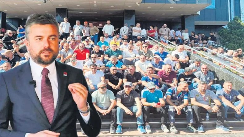 Maaşlarını Alamayan İş&ccedil;iler İş Bıraktı