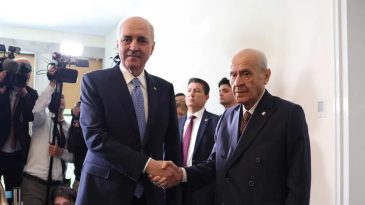 Meclis Başkanı Numan Kurtulmuş, MHP Genel Başkanı Devlet Bah&ccedil;eli ile buluştu