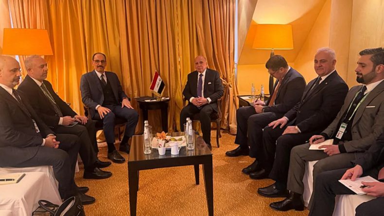 MİT Başkanı Kalın ve Irak Dışişleri Bakanı H&uuml;seyin G&ouml;r&uuml;şme Ger&ccedil;ekleştirdi