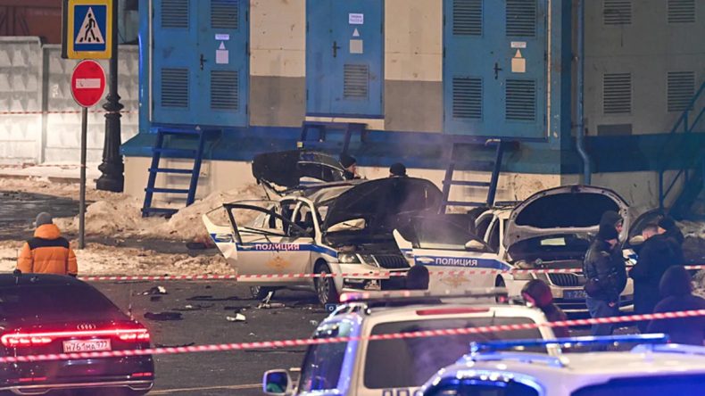 Moskova'da Patlama: 1 Polis Hayatını Kaybetti, 2 Polis Yaralandı