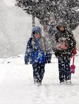 Muş'un 3 il&ccedil;esinde eğitime kar engeli