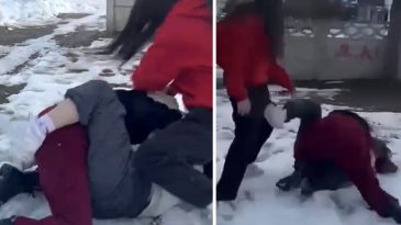 Okul &Ccedil;ıkışında Kız &Ccedil;ocuklarına Akranları Tarafından Saldırı