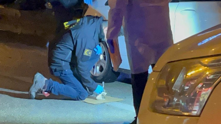 Polisin Dur İhtarına Uymayan Ara&ccedil;ta El Bombası ve Tabanca Ele Ge&ccedil;irildi