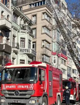 Restoranın Bacasında Yangın Paniği