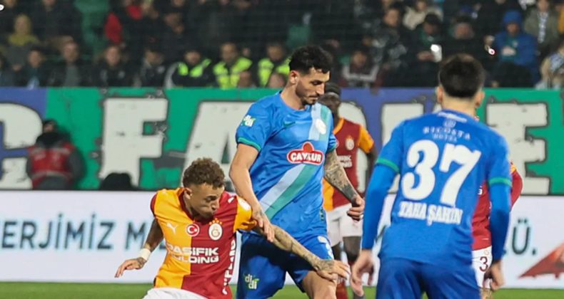 Rizespor'dan Galatasaray Ma&ccedil;ı Sonrası Hakem Tepkisi