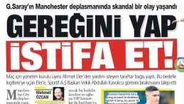 SABAH&rsquo;ın Manşeti G&uuml;ndem Oldu: Ahmet Eler İstifa Etti