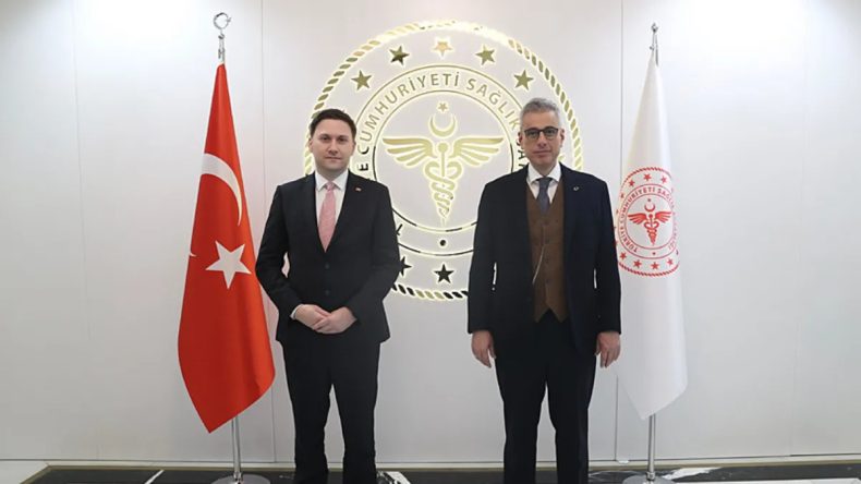 Sağlık Bakanı Memişoğlu, Karadağlı Mevkidaşı Simun ile Buluştu