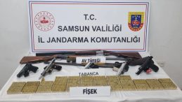 Samsun'da Şaşırtıcı Gelişme: 2 Ş&uuml;pheli Havaya Ateş A&ccedil;tı! Evlerinde Cephanelik Ortaya &Ccedil;ıktı&hellip;