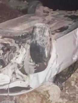 Şanlıurfa&rsquo;da Otomobil U&ccedil;uruma Devrildi