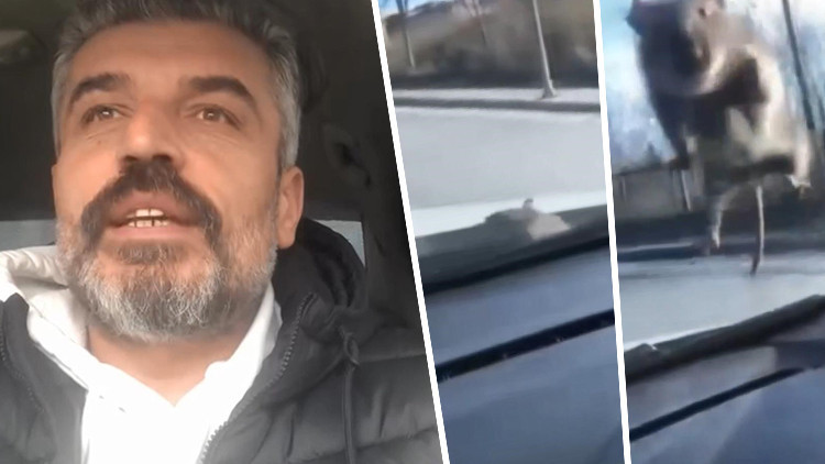 Seyir Halindeki Ara&ccedil;ta Şaşkınlık Yaratan Olay: S&uuml;r&uuml;c&uuml; Polisten Yardım İstedi