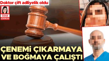 Şiddet İddialarıyla G&uuml;ndeme Gelen Doktor &Ccedil;ift Adliyeye Sevk Edildi