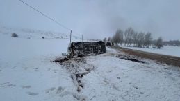 Sivas'ta &Ouml;ğrenci Servisi Devrildi: 14 Yaralı