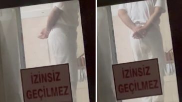Skandal G&ouml;r&uuml;nt&uuml;ler! Ayakla Hamur &Ccedil;iğnenen İmalathane M&uuml;h&uuml;rlendi