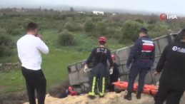 SON DAKİKA | Antalya'da yolcu otob&uuml;s&uuml; devrildi: 8 &ouml;l&uuml; 26 yaralı var