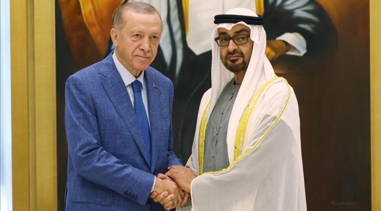 Son Dakika: Cumhurbaşkanı Erdoğan, BAE Lideri Al Nahyan ile G&ouml;r&uuml;şt&uuml;