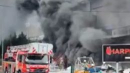 SON DAKİKA | Silivri'de Fabrika Yangını!