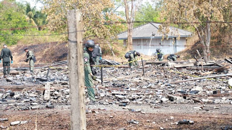 Tayland&rsquo;da M&uuml;himmat Deposunda Şiddetli Patlama: Dikkat &Ccedil;eken 'Sabotaj' Ş&uuml;phesi