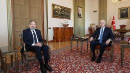 TBMM Başkanı Kurtulmuş, Diyanet İşleri Başkanı Arpaguş'u Ağırladı