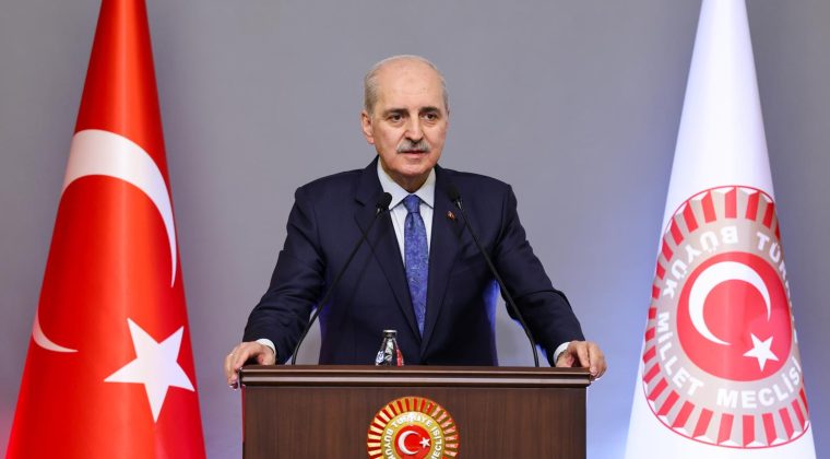 TBMM Başkanı Kurtulmuş: Ter&ouml;r &ouml;rg&uuml;t&uuml;n&uuml;n silahlarını bırakmasıyla birlikte yeni bir d&ouml;neme başlıyoruz
