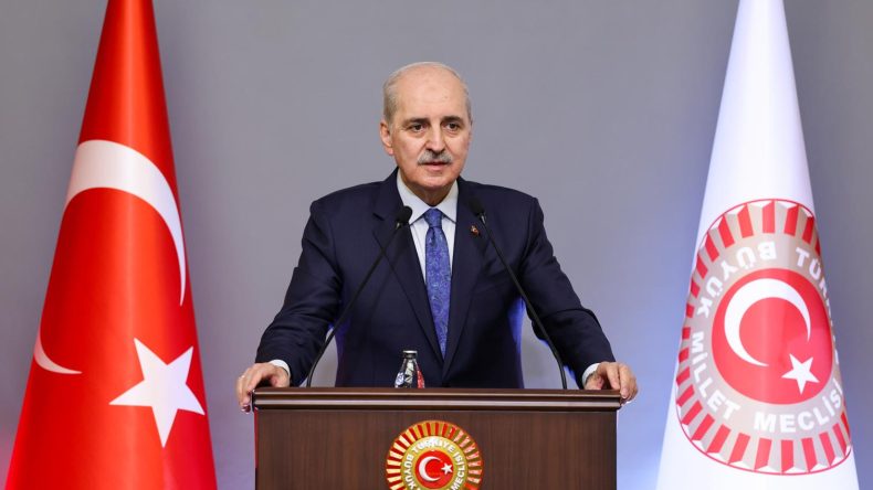 TBMM Başkanı Kurtulmuş: Ter&ouml;r &ouml;rg&uuml;t&uuml;n&uuml;n silahlarını bırakmasıyla birlikte yeni bir d&ouml;neme başlıyoruz