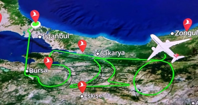 THY&rsquo;nin TK-Aile U&ccedil;ağı 500&rsquo;&uuml;nc&uuml; Logoyu G&ouml;ky&uuml;z&uuml;nde &Ccedil;izdi