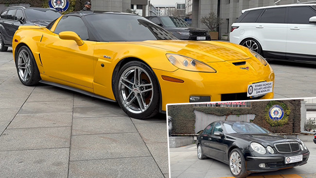 Toplam Değeri 65 Milyon Lirayı Bulan 11 L&uuml;ks Araca El Konuldu: 14 Ş&uuml;pheli G&ouml;zaltına Alındı