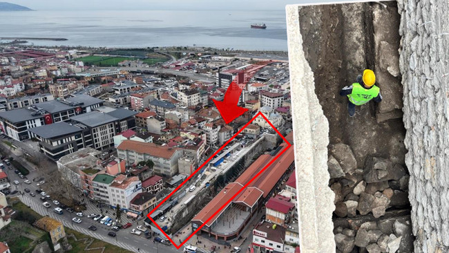 Trabzon'da 8 Metre Derinlikte Bulundu: 2 Metre Kalınlığında ve 135 Metre Uzunluğunda!