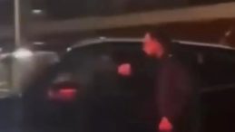 Trafikte Tartışma: Kadın S&uuml;r&uuml;c&uuml;n&uuml;n Camını Kırdı