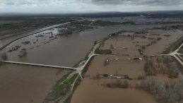 Tunca ve Meri&ccedil;'te Taşkın Havadan G&ouml;r&uuml;nt&uuml;lendi