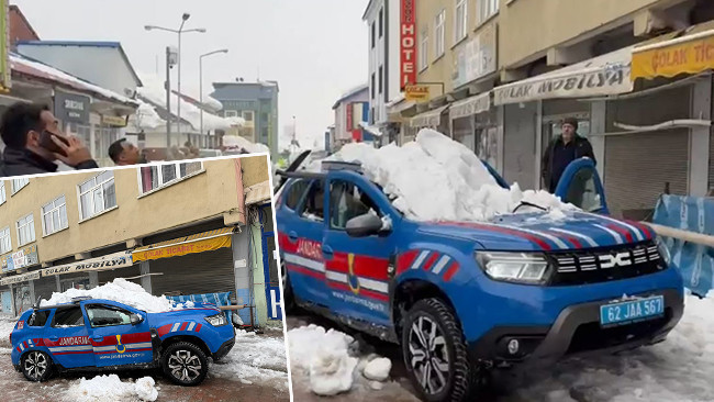 Tunceli'de kar kütlesi düştü: 2 askeri personel yaralandı