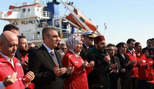 T&uuml;rk Kızılay, Ramazan Ayının İlk G&uuml;n&uuml;nde Gazze'ye 21. İyilik Gemisini G&ouml;nderdi