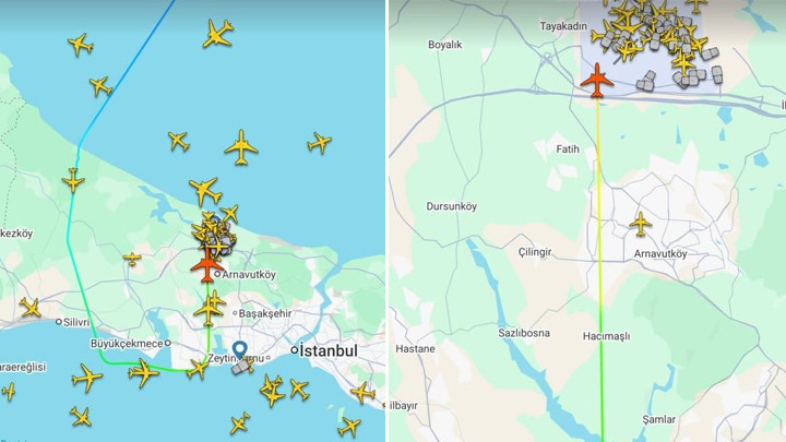 Ülkeler Hava Sahalarını Kapatırken, Uçaklar İstanbul Havalimanı’na Yönlendirildi