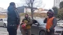 &Uuml;mraniye'de Yol Verme İhtilafında Silahlı Tehdit!