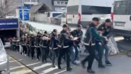 Yasa Dışı Faaliyetlere Karışan 35 &Ouml;rg&uuml;t &Uuml;yesi Adliyeye Sevk Edildi