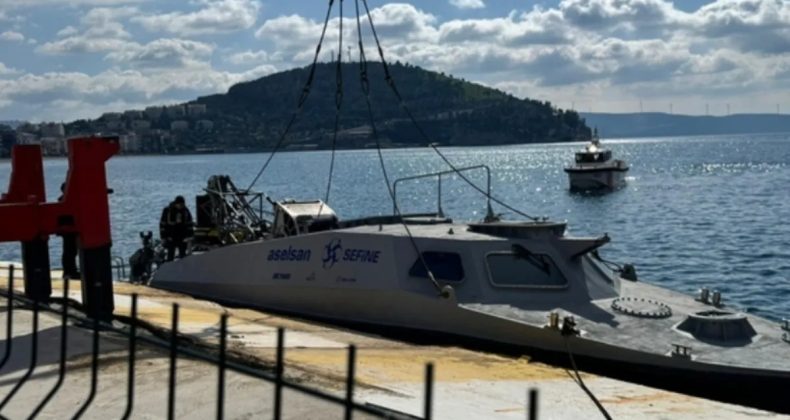 Yerli ve Milli İnsansız Mayın Tarama Aracı Erdek'te