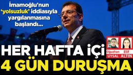 407 sanıklı İBB davası başladı… &lsquo;Selamlama&rsquo; gerginliği