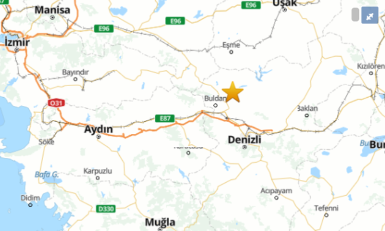 Denizli Buldan depremi