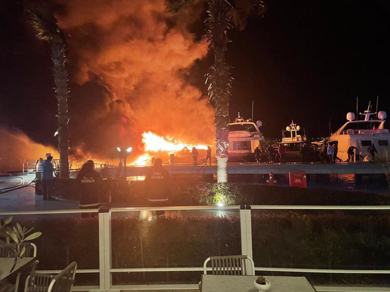 Bodrum Marina Yangın