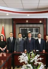 Ankara Cumhuriyet Başsavcısı G&ouml;khan Karak&ouml;se adliye muhabirleriyle bayramlaştı