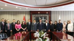 Ankara Cumhuriyet Başsavcısı G&ouml;khan Karak&ouml;se adliye muhabirleriyle bayramlaştı