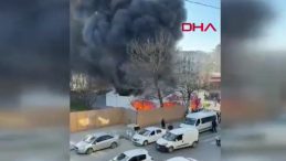 Arnavutk&ouml;y'de İftar &Ccedil;adırında Yangın! B&ouml;lgeye Ekipler Sevk Edildi